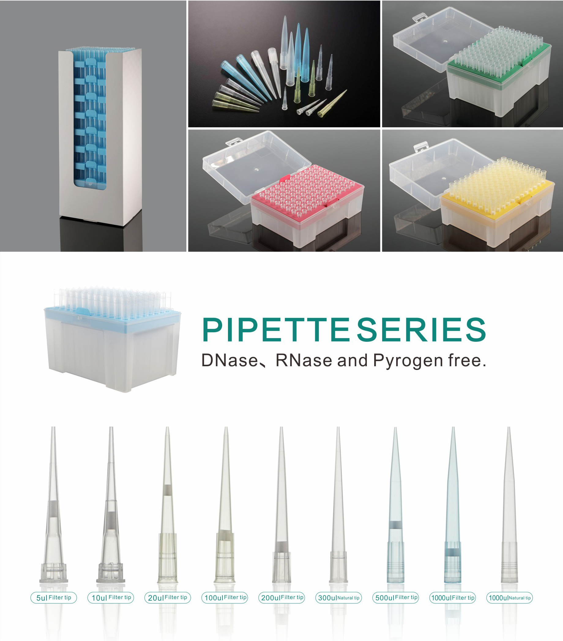 Puntali per pipette 200ul